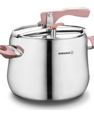 Türk Düdüklü Tencere Korkmaz A172 Rosabella, Düdüklü Tencere, Lüks Tencere, Türk Tencere, Büyük Düdüklü Tencere, Pratik Düdüklü Tencere, 7 Litre