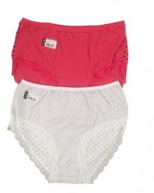 Turkish Women's Panties, Dantel Bikini Panties For Women, 2 Pieces, White and Red Turkish Women's Panties, Dantel Bikini Panties For Women, 2 Pieces, White and Red