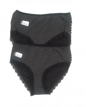 Turkish Women's Panties, Dantel Bikini Panties For Women, 2 Pieces, Black Turkish Women's Panties, Dantel Bikini Panties For Women, 2 Pieces, Black
