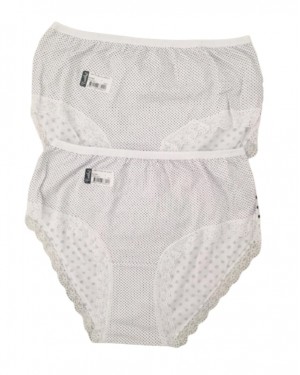 Turkish Women's Panties, Dantel Bikini Panties For Women, 2 Pieces, White Turkish Women's Panties, Dantel Bikini Panties For Women, 2 Pieces, White
