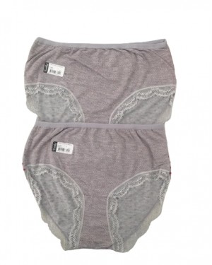 Turkish Women's Panties, Dantel Bikini Panties For Women, 2 Pieces, Grey Turkish Women's Panties, Dantel Bikini Panties For Women, 2 Pieces, Grey