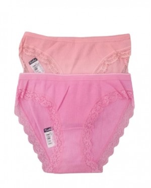 Turkish Women's Panties, Dantel Bikini Panties For Women, 2 Pieces, Pink and Orange Turkish Women's Panties, Dantel Bikini Panties For Women, 2 Pieces, Pink and Orange