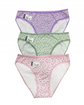 مجموعة كيلوت نسائي تركي مشكلة, كيلوت بكيني للنساء, سليب نسائي كاجوال, مجموعة 3 قطع