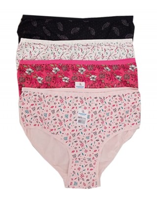 Kadın Slip Çamaşır Set, 4 Adet