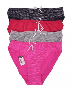 Small Polka Dot Women's Panties, Turkish Bikini Panties For Women, 4 Pieces Small Polka Dot Women's Panties, Turkish Bikini Panties For Women, 4 Pieces