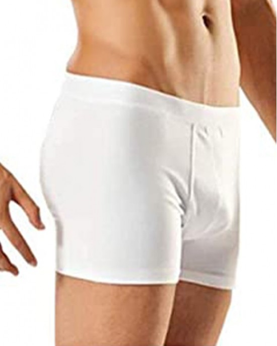 Boxer for Men, Men's Boxer, Turkish Men's Panties, Boxer without Buttons, White Color