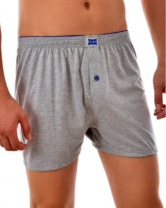 Erkek Külot, Erkek Boxer, Düğmeli Boxer, Gri Renk