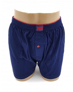 Boxer for Men, Men's Boxer, Turkish Men's Panties, Boxer with Buttons, Navy Color
