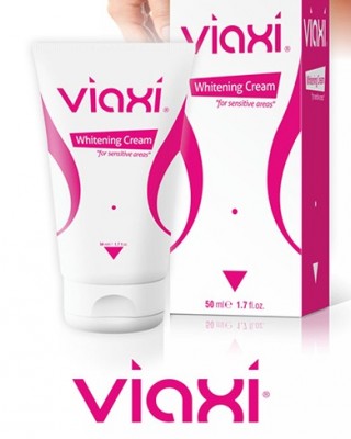 كريم التفتيح الفعال من Viaxi ، كريم تفتيح المناطق الحساسة، تفتيح خارق وسريع، 50مل