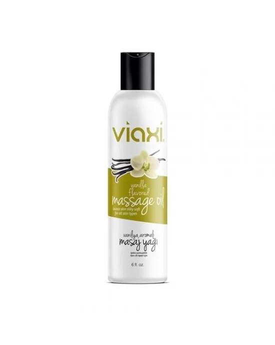 Viaxi Vanilla Massage Oil, 7 Carrier Oils with Vanilla Aroma, Relaxing and Intimate Massage Oil, 177ml