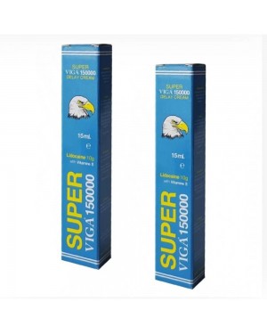 Super Viga 150000 Delay Cream with Vitamin E 15 ml - Enhance Endurance and Performance for Extended Pleasure  Super Viga 150000 Delay Cream with Vitamin E 15 ml - Enhance Endurance and Performance for Extended Pleasure