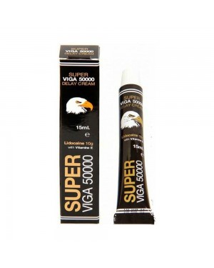 Super Viga 50000 Delay Cream with Vitamin E - Enhance Endurance and Prolong Pleasure, 15ml Super Viga 50000 Delay Cream with Vitamin E - Enhance Endurance and Prolong Pleasure, 15ml