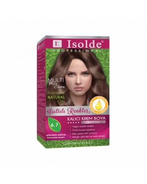 Isolde Multi Plus, Turkish Permanent Herbal Haircolor Cream,6.7, Chocolate brown,135 ml