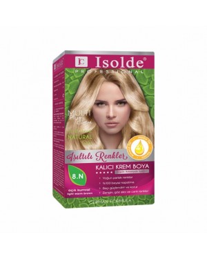 Isolde Multi Plus, Turkish Permanent Herbal Haircolor Cream,8.N Light warm brown, 135ml Isolde Multi Plus, Turkish Permanent Herbal Haircolor Cream,8.N Light warm brown, 135ml