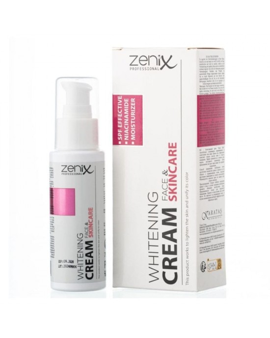 Zenix Whitening Cream for Face & Sensitive Skin Care, Brightening & Dark Spot Remover, 75 ml