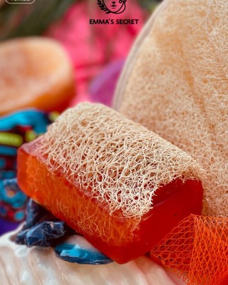 صابون الورد وألياف اليقطين الطبيعية لرفاهية العناية بالبشرة، مزيج إسكندنافي, 3×125 غ