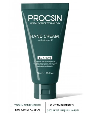 PROCSIN Vitamin C Intensive Moisturizing Repair Hand Cream 50 ml - Nourishing Hand Care with Vitamin C, Shea Butter, Olive Oil, Grape Seed Oil PROCSIN Vitamin C Intensive Moisturizing Repair Hand Cream 50 ml - Nourishing Hand Care with Vitamin C, Shea Butter, Olive Oil, Grape Seed Oil