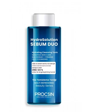 PROCSIN Hydrosolution Tonic 200 ml – الحل التجميلي التركي الأمثل للبشرة الدهنية والمعرضة لحب الشباب PROCSIN Hydrosolution Tonic 200 ml – الحل التجميلي التركي الأمثل للبشرة الدهنية والمعرضة لحب الشباب