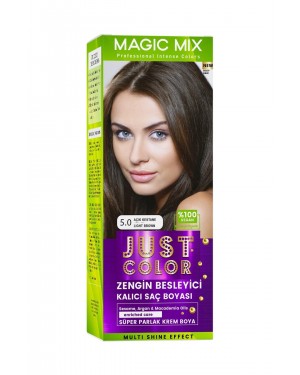 Magic Mix COLOR KIT 5.0 Açık Kestane 100% Vegan Saçınızı Tamamen Doğal Bitkisel Saç Boyası ile Dönüştürün Magic Mix COLOR KIT 5.0 Açık Kestane 100% Vegan Saçınızı Tamamen Doğal Bitkisel Saç Boyası ile Dönüştürün