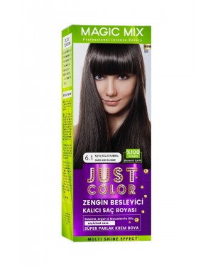Magic Mix COLOR KIT 6.1 Koyu Küllü Kumral 100% Vegan Saçınızı Tamamen Doğal Bitkisel Saç Boyası ile Dönüştürün Magic Mix COLOR KIT 6.1 Koyu Küllü Kumral 100% Vegan Saçınızı Tamamen Doğal Bitkisel Saç Boyası ile Dönüştürün