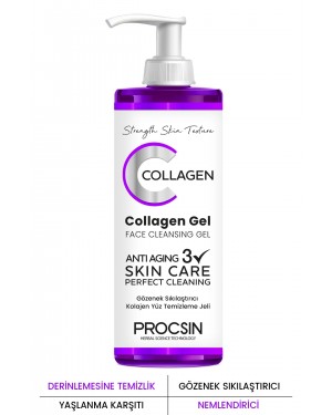 جل تنظيف الوجه بالكولاجين لشد المسام  150 مل - ثورة في الجمال والعناية بالبشرة التركية جل تنظيف الوجه بالكولاجين لشد المسام  150 مل - ثورة في الجمال والعناية بالبشرة التركية