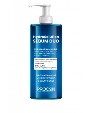 PROCSIN هيدروسوليوشن: جل الوجه المثالي للتوازن الدهني ومكافحة حب الشباب (200 مل) PROCSIN هيدروسوليوشن: جل الوجه المثالي للتوازن الدهني ومكافحة حب الشباب (200 مل)
