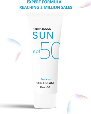 PROCSIN Sunscreen Hydra Block SUN SPF50+ ROSABORA Sun Cream: High SPF, Anti-Redness, For Sensitive Skin
