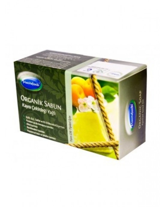 Apricot seed soap for treatment of weak hair and roughness of skin 125 g