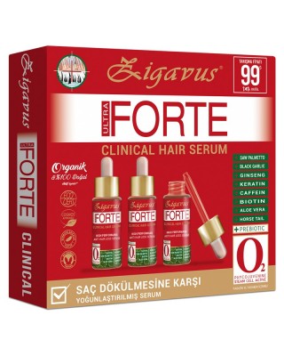 Hair loss serum for men and women, Turkish-German natural formula, get rid of hair loss permanently, 3 x 33 ml