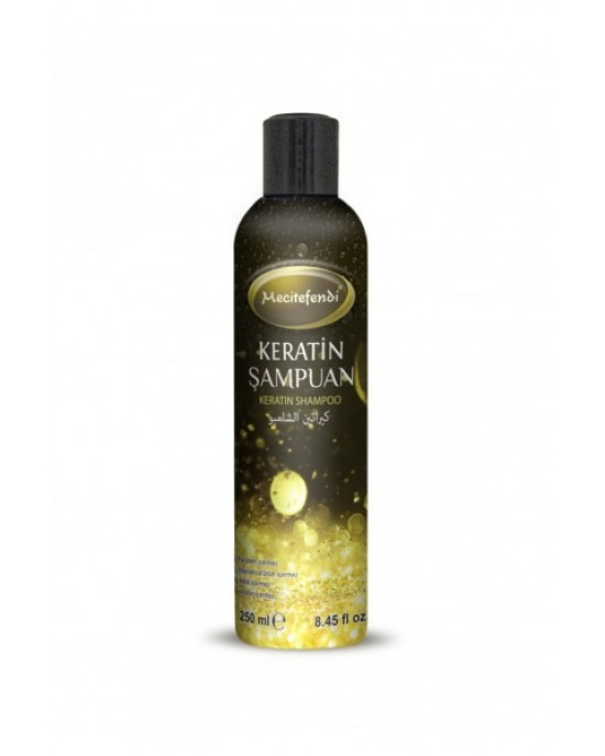 Yıpranmış ve Kıvırcık Saçlar İçin Bitkisel Keratin Şampuanı 250 ml