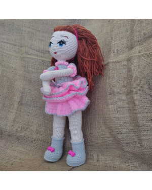 Girl Toy Amigurumi, Doll for Kids, Amigurumi Doll, Crochet Doll, 100% Organic Syrian Handmade Soft Amigurumi Toy, Amigurumi Sleeping Friend Girl Toy Amigurumi, Doll for Kids, Amigurumi Doll, Crochet Doll, 100% Organic Syrian Handmade Soft Amigurumi Toy, Amigurumi Sleeping Friend