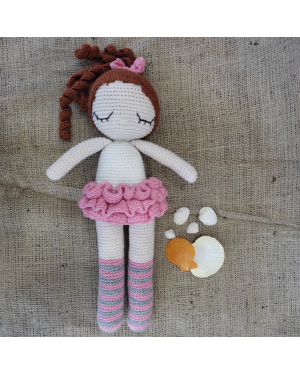Girl Toy Amigurumi, Doll for Kids, Amigurumi Doll, Crochet Doll, 100% Organic Syrian Handmade Soft Amigurumi Toy, Amigurumi Sleeping Friend Girl Toy Amigurumi, Doll for Kids, Amigurumi Doll, Crochet Doll, 100% Organic Syrian Handmade Soft Amigurumi Toy, Amigurumi Sleeping Friend