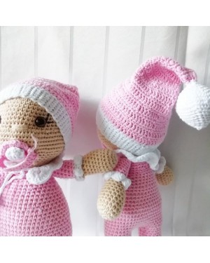 Baby Toy Amigurumi, Doll for Kids, Amigurumi Doll, Crochet Doll, 100% Organic Syrian Handmade Soft Amigurumi Toy, Amigurumi Sleeping Friend