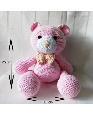 Amigurumi Bear toy, Doll for Kids, Amigurumi Doll, Crochet Doll, 100% Organic Syrian Handmade Soft Amigurumi Toy, Amigurumi Sleeping Friend