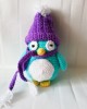 Penguen Oyuncak, Çocuklar İçin Bebek, Amigurumi Bebek, Örgü Bebek, %100 Organik El Yapımı Yumuşak Amigurumi Oyuncak, Amigurumi Uyku Arkadaşı