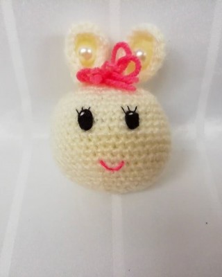 Keychain Amigurumi, Doll for Kids, Amigurumi Doll, Crochet Doll, 100% Organic Syrian Handmade Soft Amigurumi Toy, Amigurumi Sleeping Friend