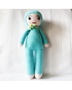 Boy Toy Amigurumi, Doll for Kids, Amigurumi Doll, Crochet Doll, 100% Organic Syrian Handmade Soft Amigurumi Toy, Amigurumi Sleeping Friend