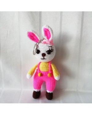 Keychain Amigurumi, Doll for Kids, Amigurumi Doll, Crochet Doll, 100% Organic Syrian Handmade Soft Amigurumi Toy, Amigurumi Sleeping Friend