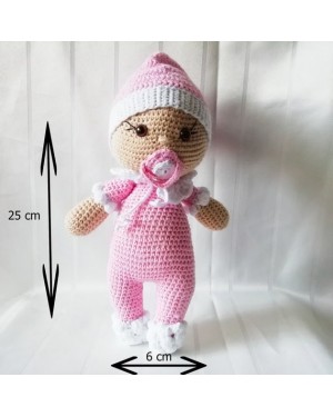 Baby Toy Amigurumi, Doll for Kids, Amigurumi Doll, Crochet Doll, 100% Organic Syrian Handmade Soft Amigurumi Toy, Amigurumi Sleeping Friend