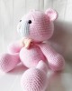 Amigurumi Bear toy, Doll for Kids, Amigurumi Doll, Crochet Doll, 100% Organic Syrian Handmade Soft Amigurumi Toy, Amigurumi Sleeping Friend