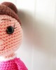 Amigurumi Ballerina, Doll for Kids, Amigurumi Doll, Crochet Doll, 100% Organic Syrian Handmade Soft Amigurumi Toy, Amigurumi Sleeping Friend