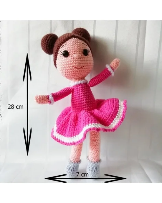 Style Turk Amigurumi Ballerina Doll for Kids Amigurumi Doll