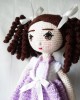 Girl Toy Amigurumi, Doll for Kids, Amigurumi Doll, Crochet Doll, 100% Organic Syrian Handmade Soft Amigurumi Toy, Amigurumi Sleeping Friend