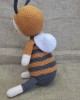 Bal Arısı Oyuncak, Çocuklar İçin Bebek, Amigurumi Bebek, Örgü Bebek, %100 Organik El Yapımı Yumuşak Amigurumi Oyuncak, Amigurumi Uyku Arkadaşı