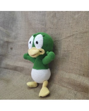 Amigurumi Duck Crochet Toy, Doll for Kids, Amigurumi Doll, Crochet Doll, 100% Organic Syrian Handmade Soft Amigurumi Toy, Amigurumi Sleeping Friend