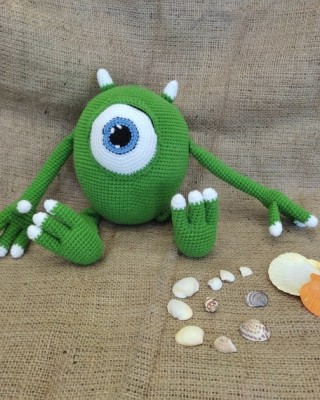 دمية الوحش الصغير, دمى محشية, كروشيه دمية, دمى الكروشيه, اميجرومي باترون, ألعاب كروشيه صناعة يدوية 100%, دمى أطفال ناعمة, عرايس أطفال كيوت, رفيق اللعب والنوم