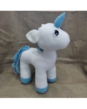 Amigurumi Unicorn Crochet Toy, Doll for Kids, Amigurumi Doll, Crochet Doll, 100% Organic Syrian Handmade Soft Amigurumi Toy, Amigurumi Sleeping Friend
