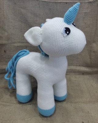 Unicorn Oyuncak, Çocuklar İçin Bebek, Amigurumi Bebek, Örgü Bebek, %100 Organik El Yapımı Yumuşak Amigurumi Oyuncak, Amigurumi Uyku Arkadaşı