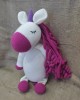 Unicorn Oyuncak, Çocuklar İçin Bebek, Amigurumi Bebek, Örgü Bebek, %100 Organik El Yapımı Yumuşak Amigurumi Oyuncak, Amigurumi Uyku Arkadaşı