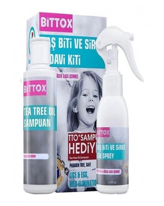 Lice Spray 100ml + Tea Tree Oil (TTO) Shampoo Gift Set